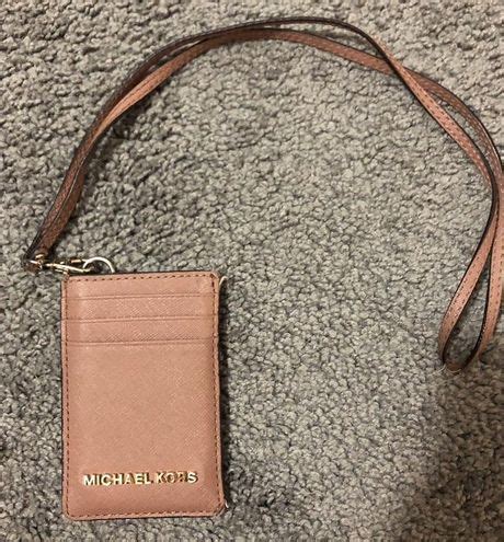 michael kors lanyard pink|Michael Kors outlet lanyard.